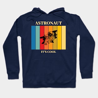 Astronaut in colorful space Hoodie